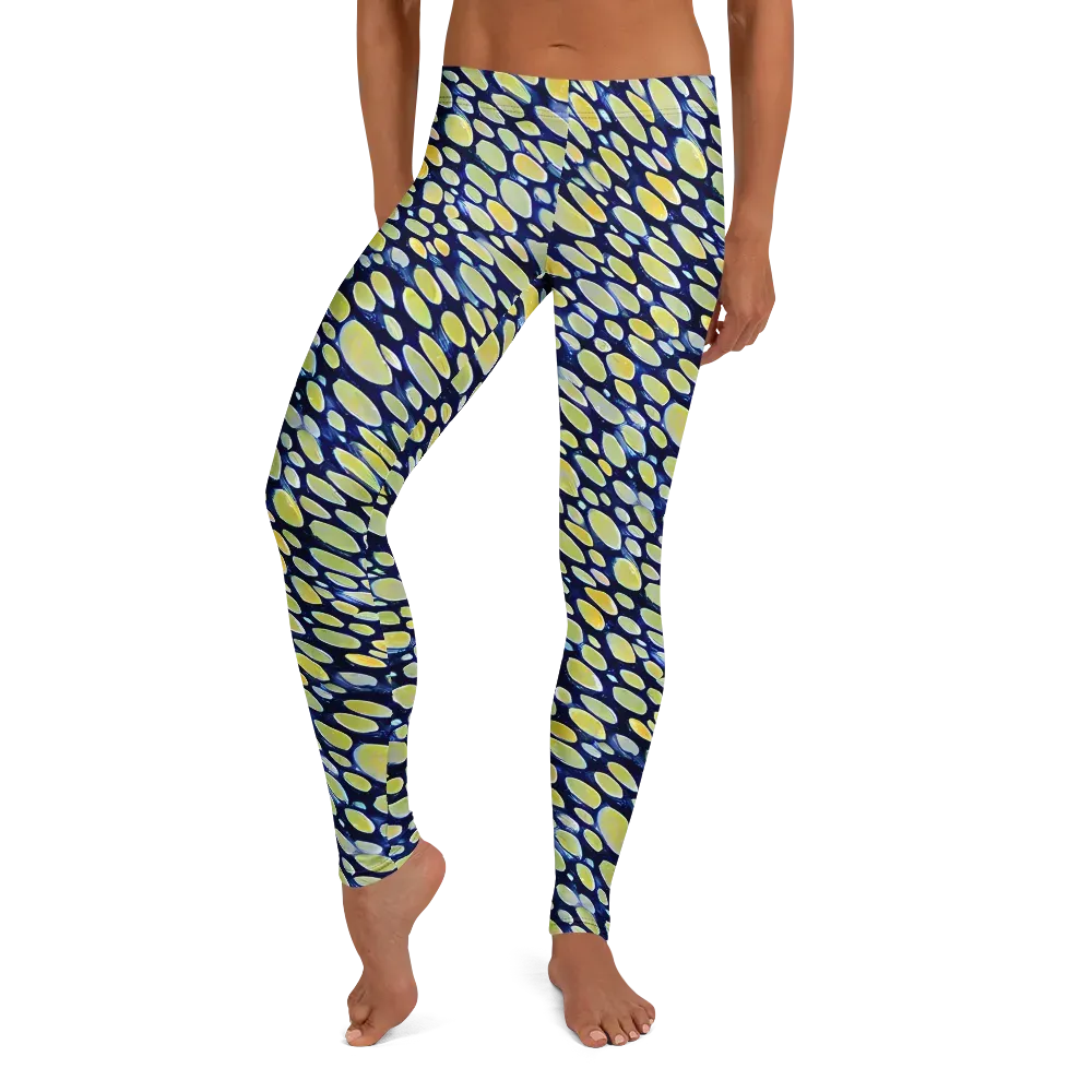 Midnight Citrine on Leggings — Front