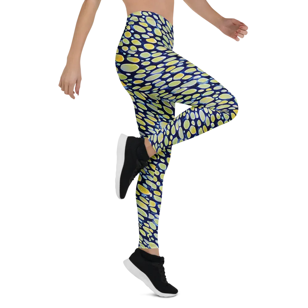 Midnight Citrine on Leggings — Right