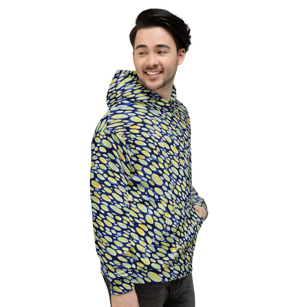 Midnight Citrine on Hoodie — Right