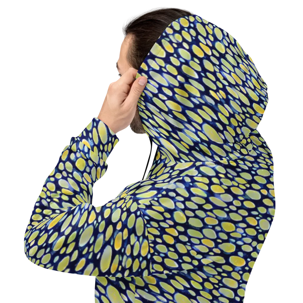 Midnight Citrine on Hoodie — Back