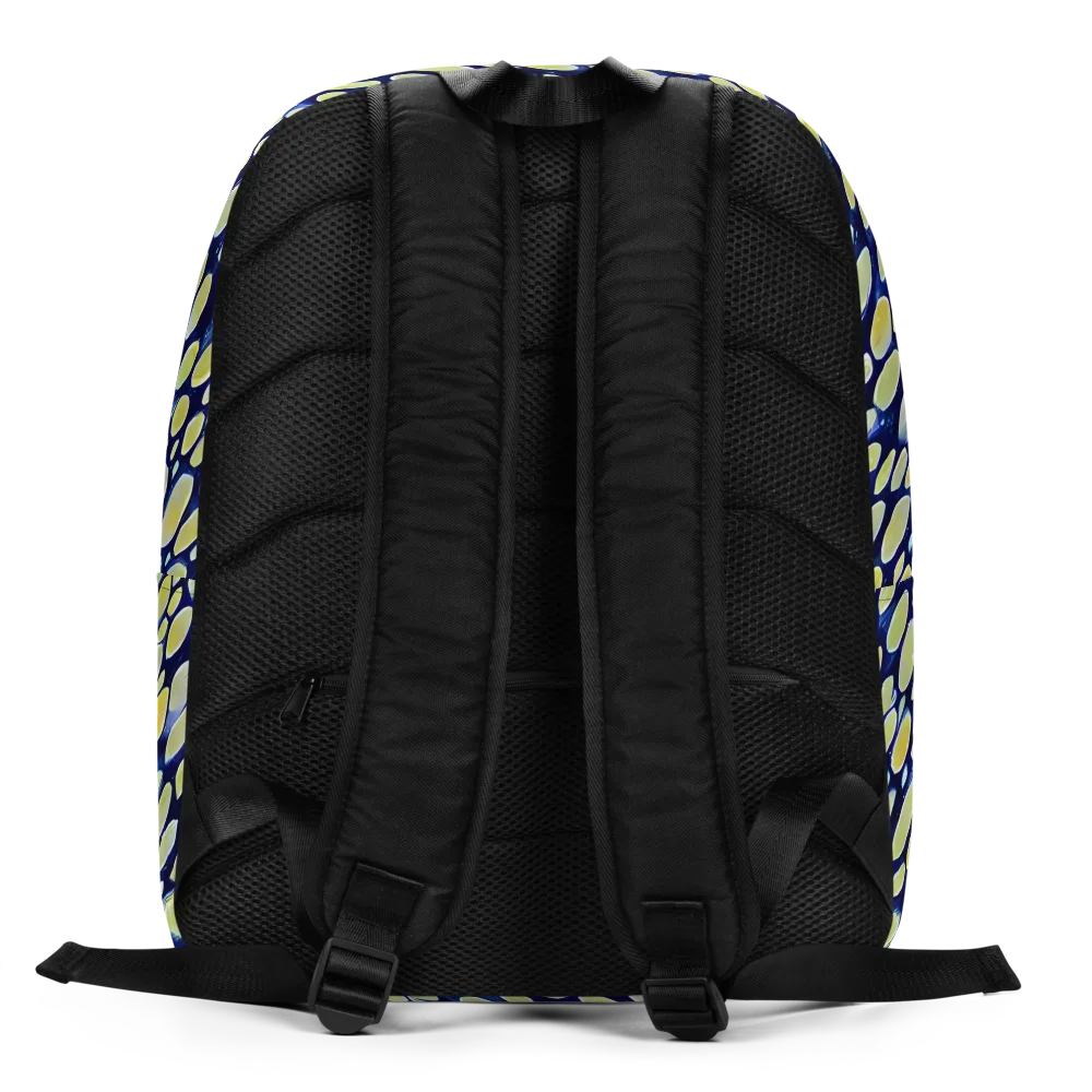 Midnight Citrine on Minimalist Backpack — Back