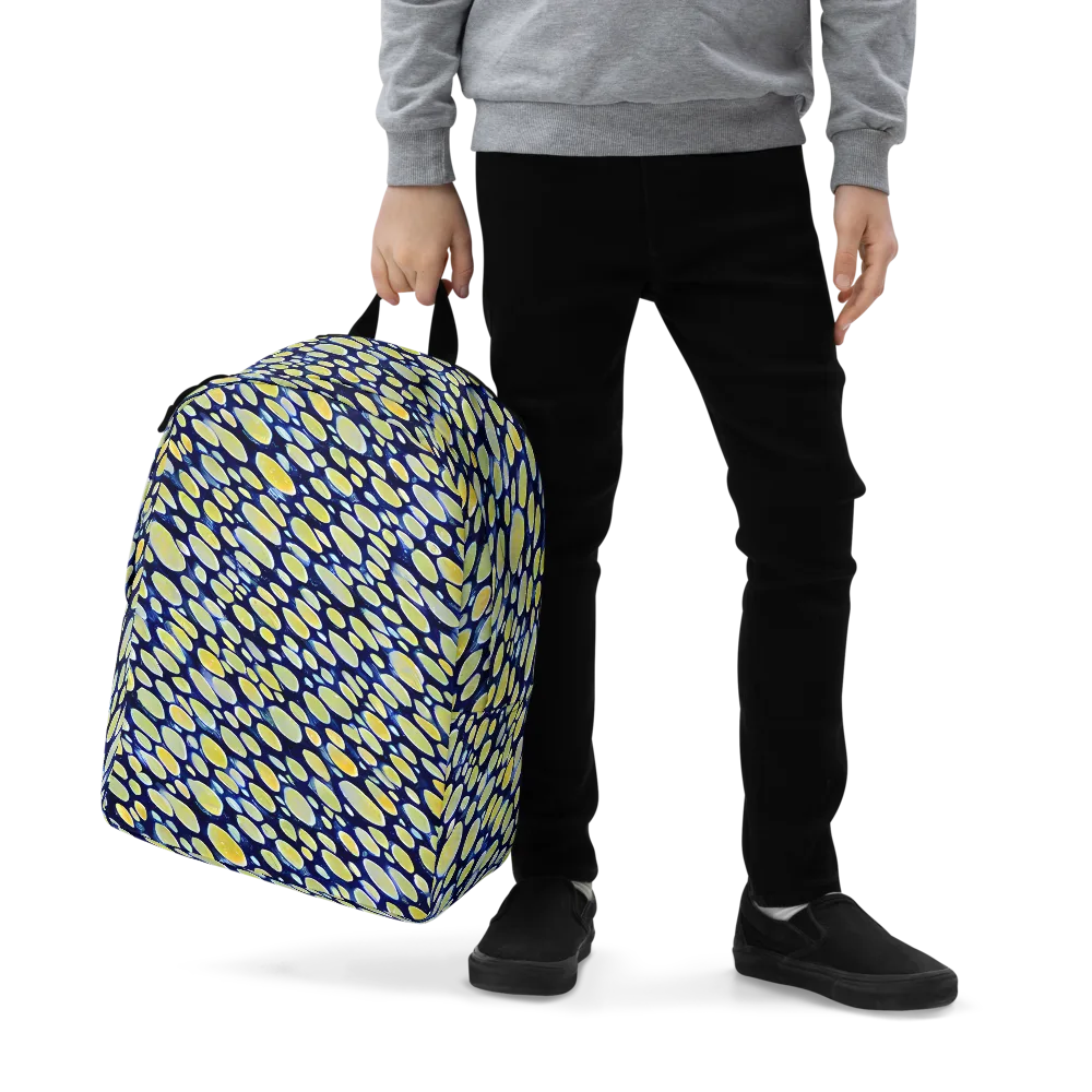 Midnight Citrine on Minimalist Backpack — Zoomed-in