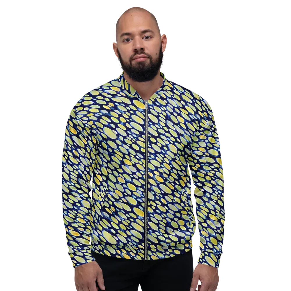 Midnight Citrine on Bomber Jacket — Front