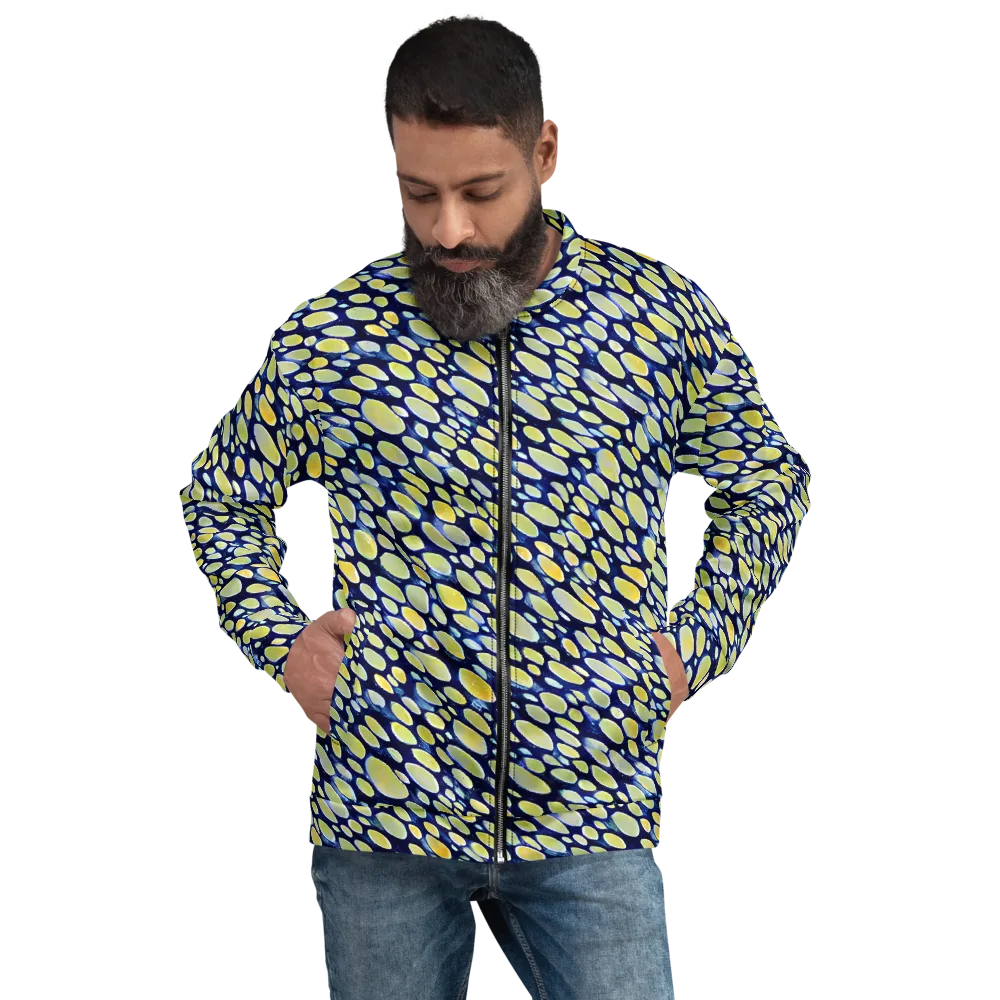 Midnight Citrine on Bomber Jacket — Front