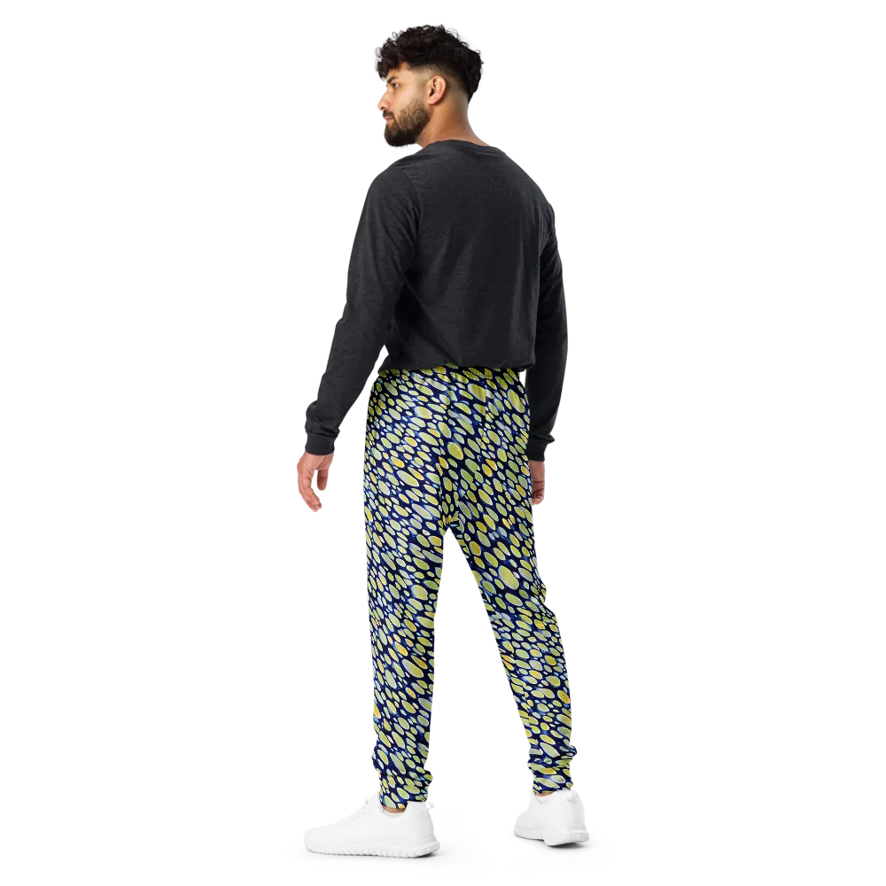 Midnight Citrine on Men's Joggers — Back