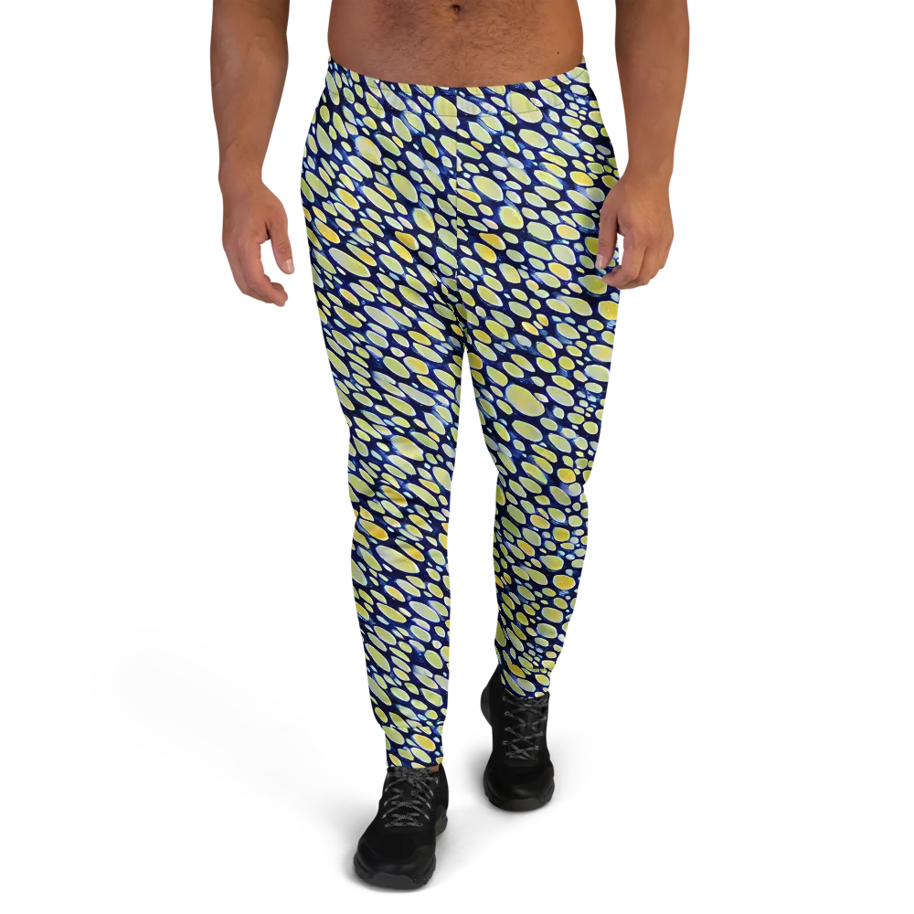 Midnight Citrine on Men's Joggers — Front