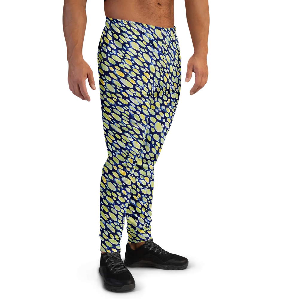 Midnight Citrine on Men's Joggers — Right