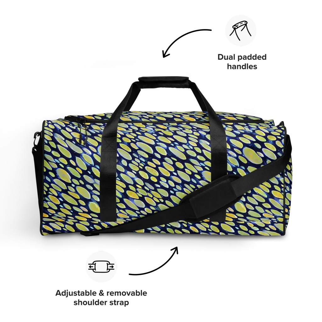 Midnight Citrine on Duffle Bag — Front