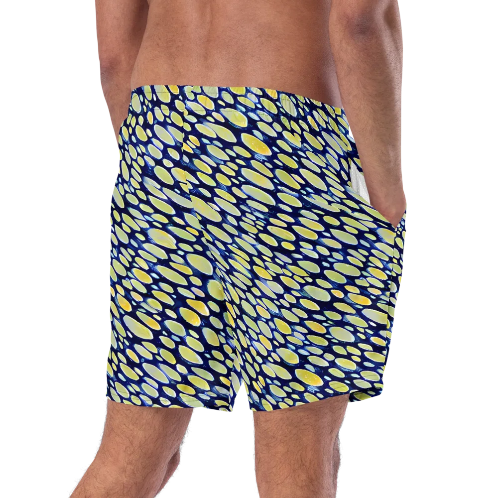 Midnight Citrine on Swim Trunks — Right Back