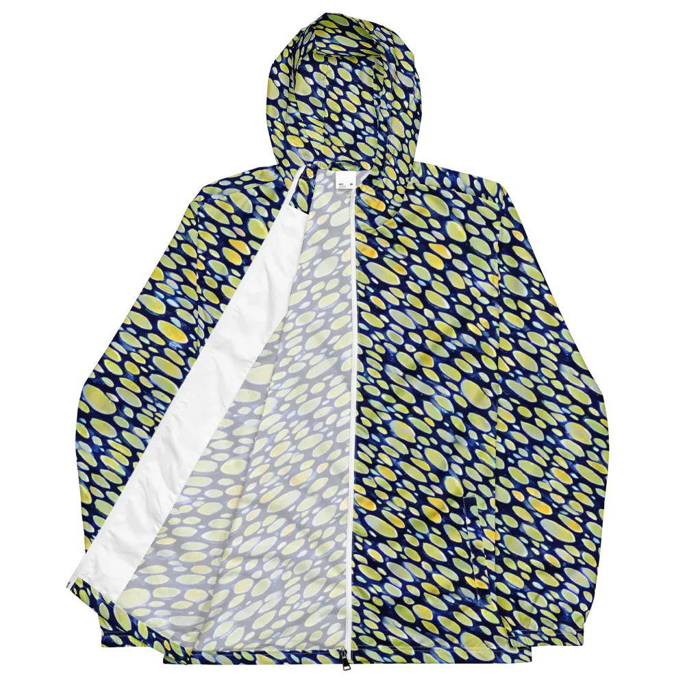 Midnight Citrine on Men's Windbreaker — Front