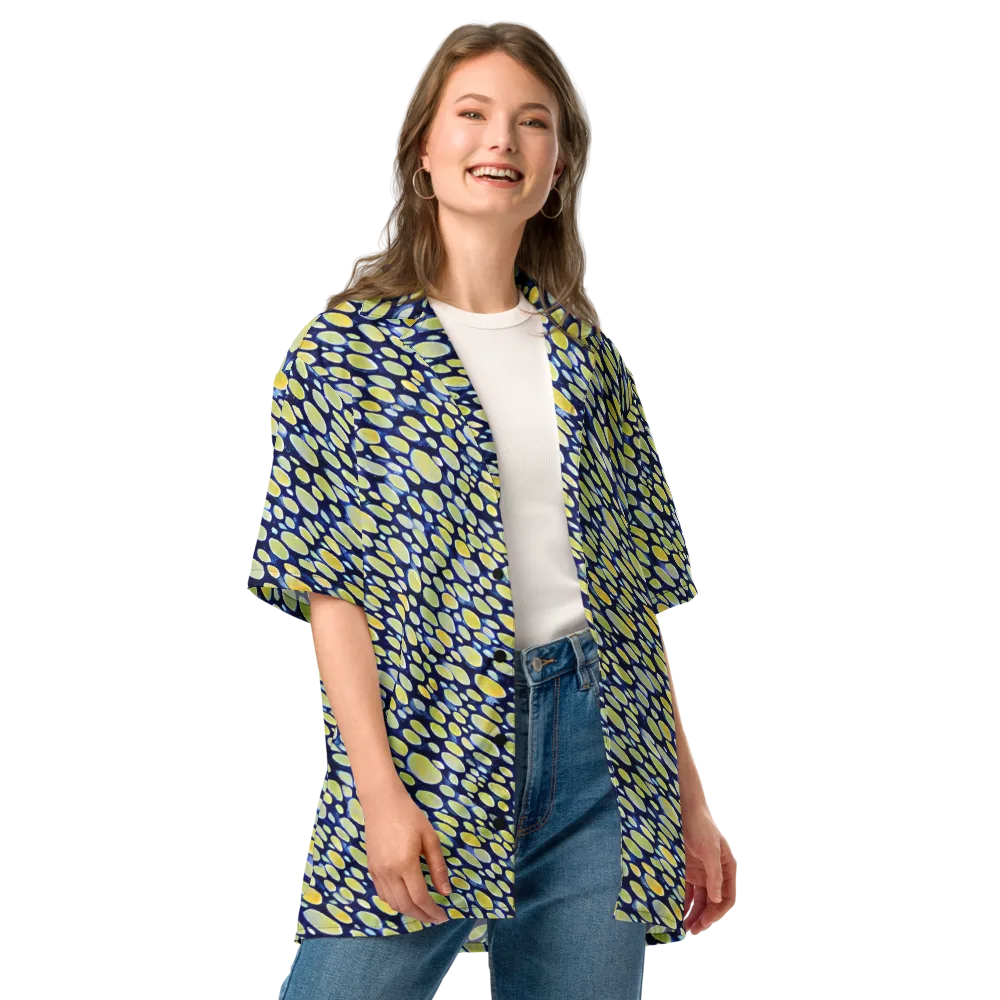 Midnight Citrine on Button Shirt — Front