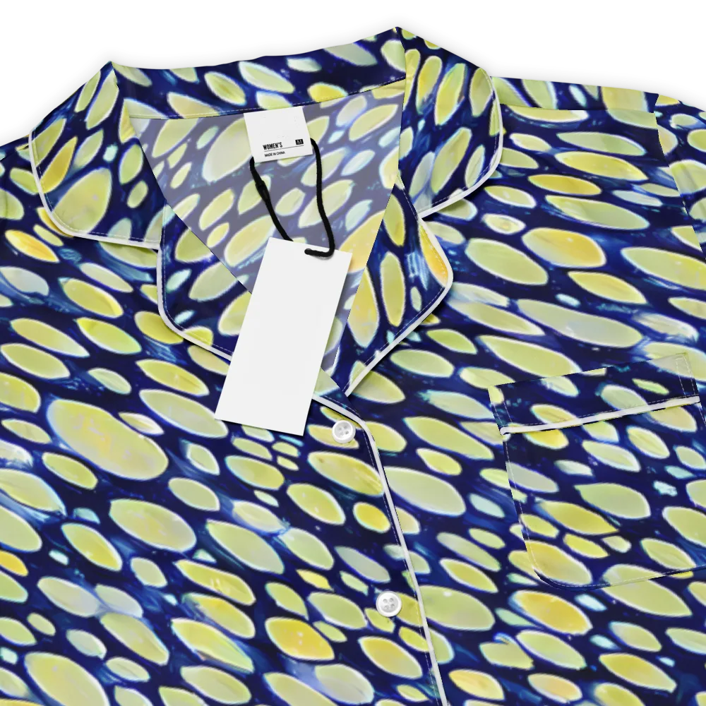 Midnight Citrine on Women's Short Sleeve Pajama Top — Product details