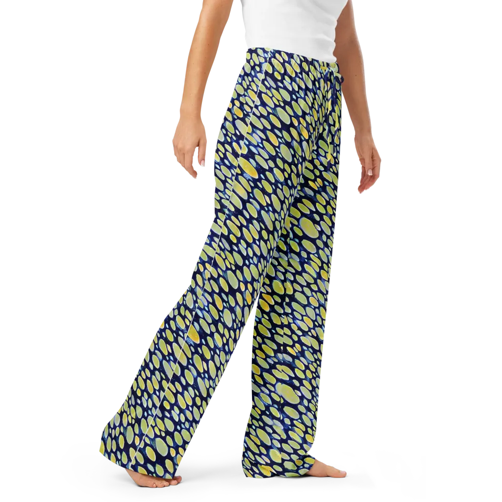 Midnight Citrine on Women's Pajama Pants — Right Front