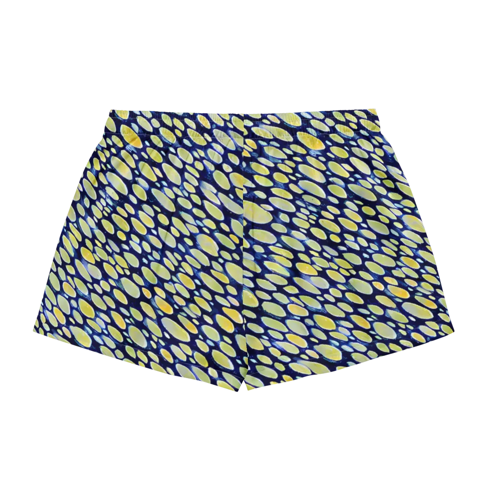 Midnight Citrine on Women's Pajama Shorts — Back