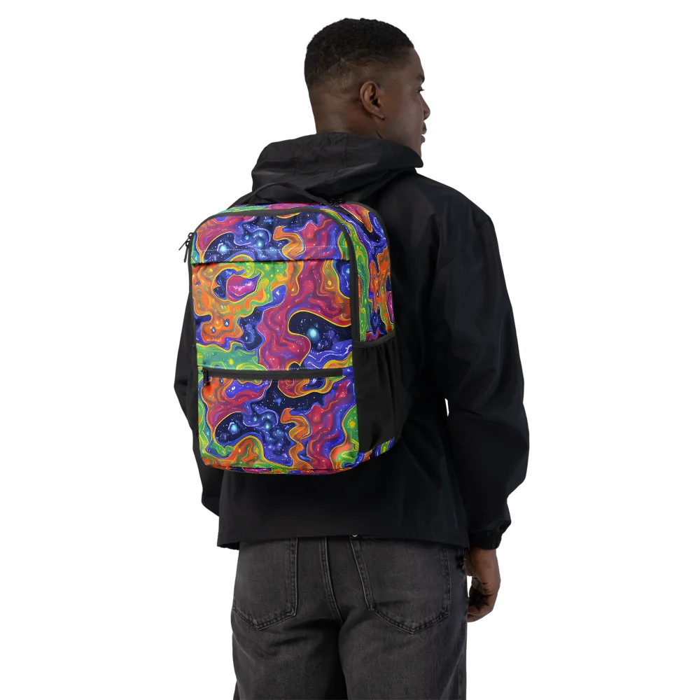 Prism Nebula on Utility Backpack — Back