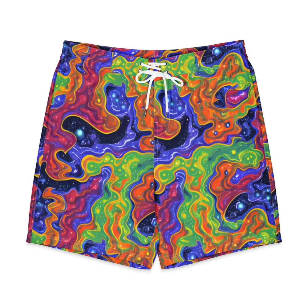 Prism Nebula on Men's Board Shorts — Front