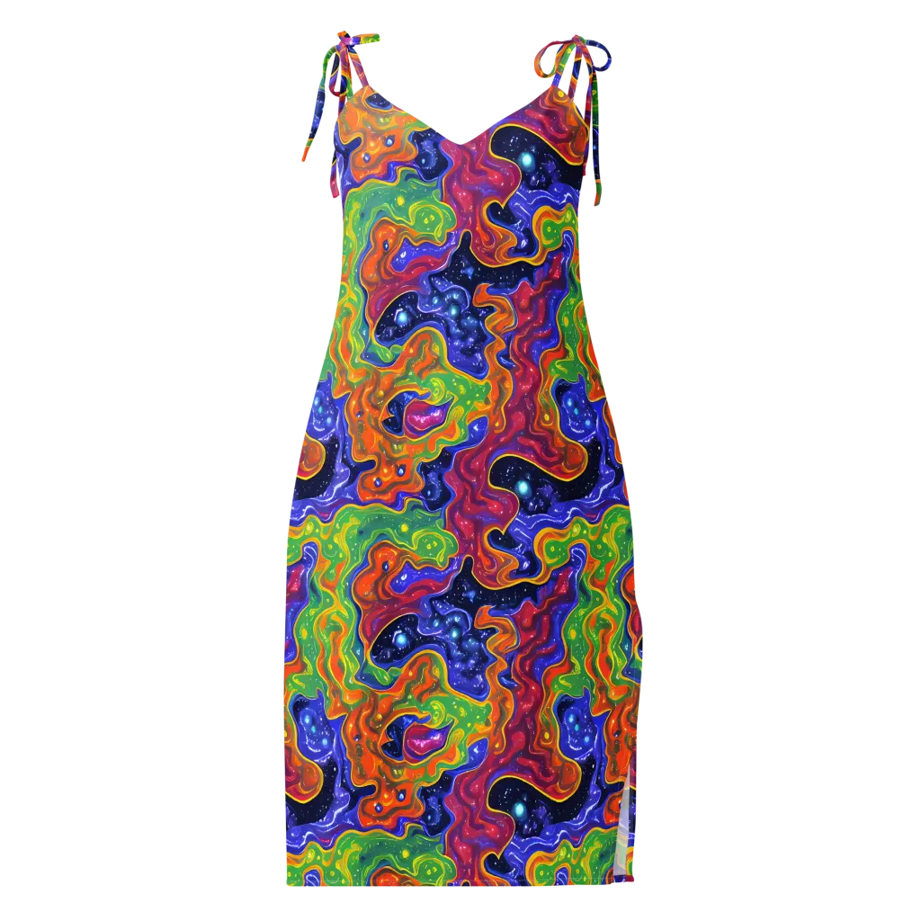 Prism Nebula on Slip Dress — Front