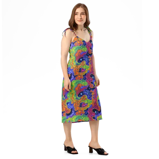 Prism Nebula on a Slip Dress