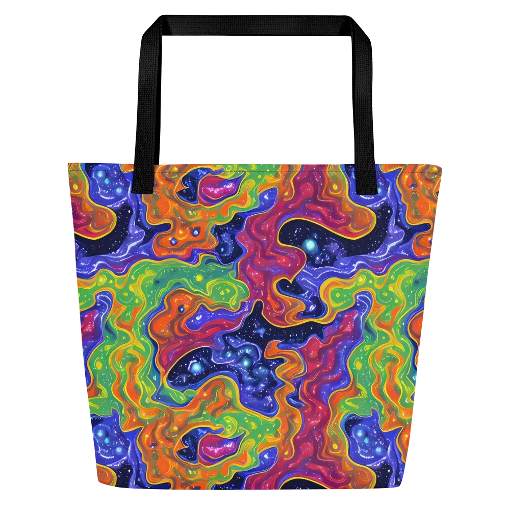 Prism Nebula on Large Tote Bag W/ Pocket — Front
