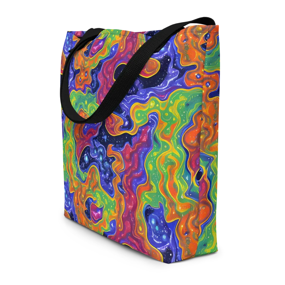 Prism Nebula on Large Tote Bag W/ Pocket — Front