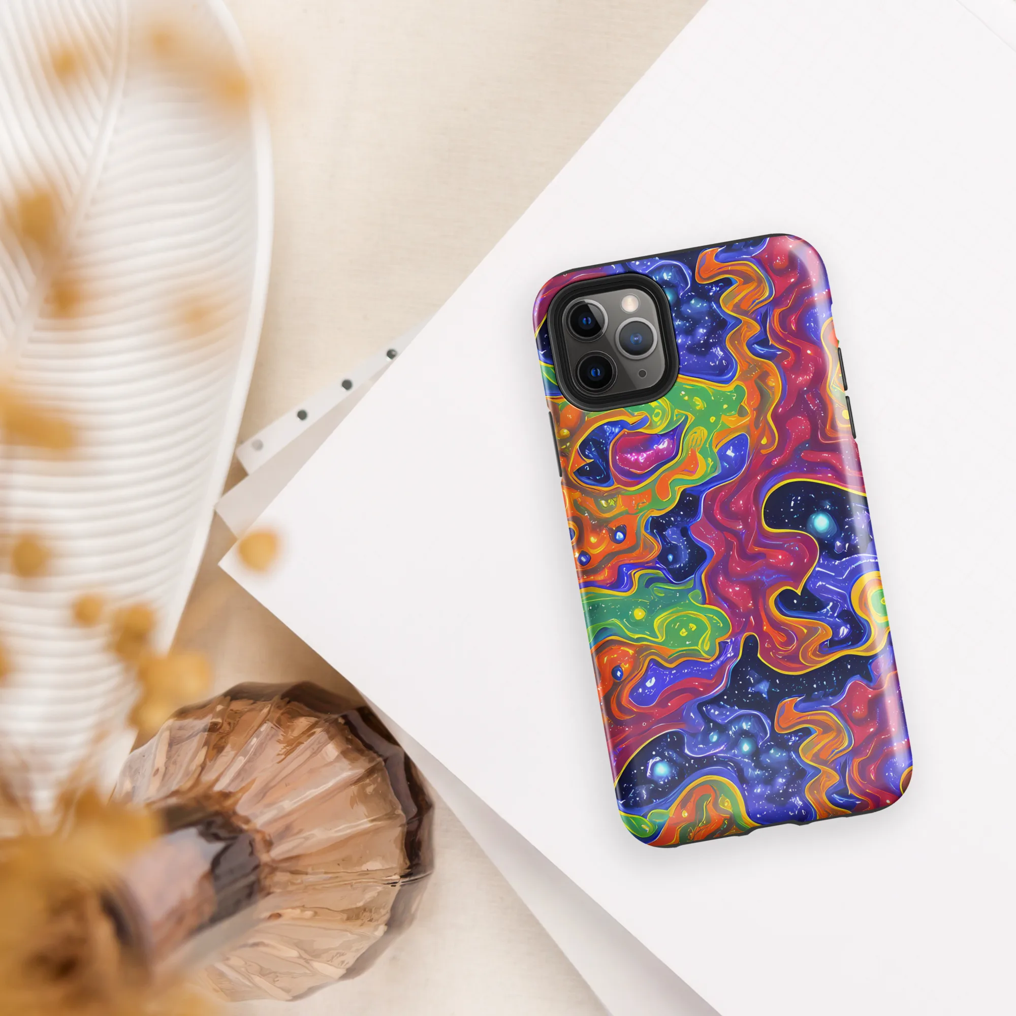 Prism Nebula on Tough Case for iPhone® — Front