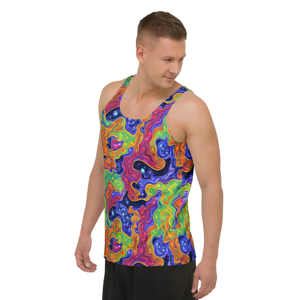 Prism Nebula on Men's Tank Top — Left Front
