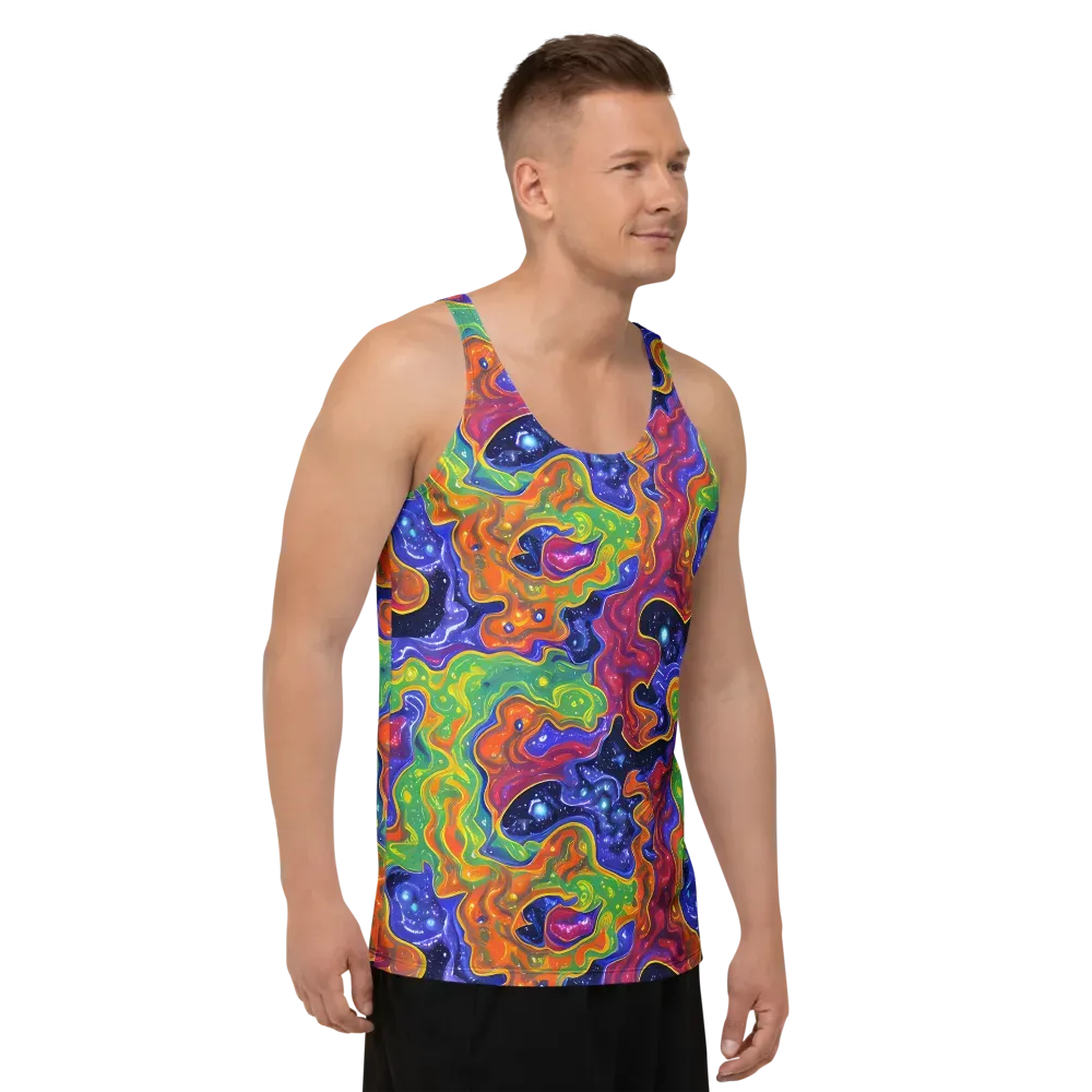 Prism Nebula on Men's Tank Top — Right Front