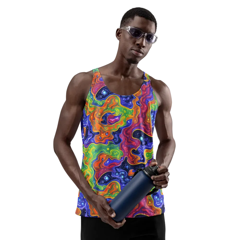 Prism Nebula on Men's Tank Top — Front