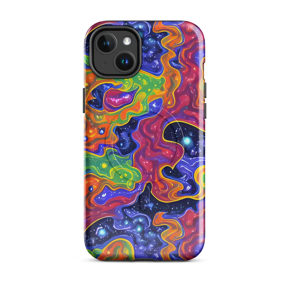 Prism Nebula on MagSafe Tough Case for iPhone® — Front