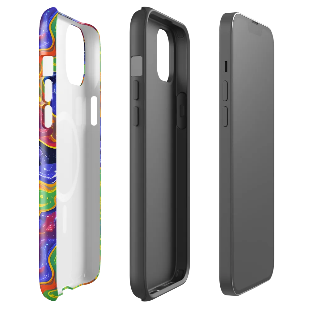 Prism Nebula on MagSafe Tough Case for iPhone® — Front