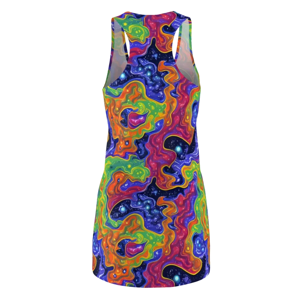 Prism Nebula on Racerback Dress — Back