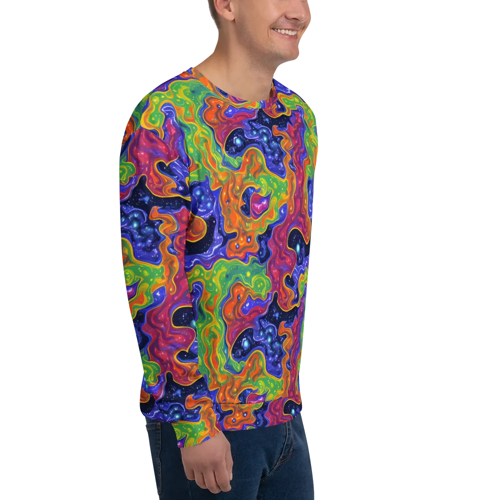Prism Nebula on Sweatshirt — Right Front