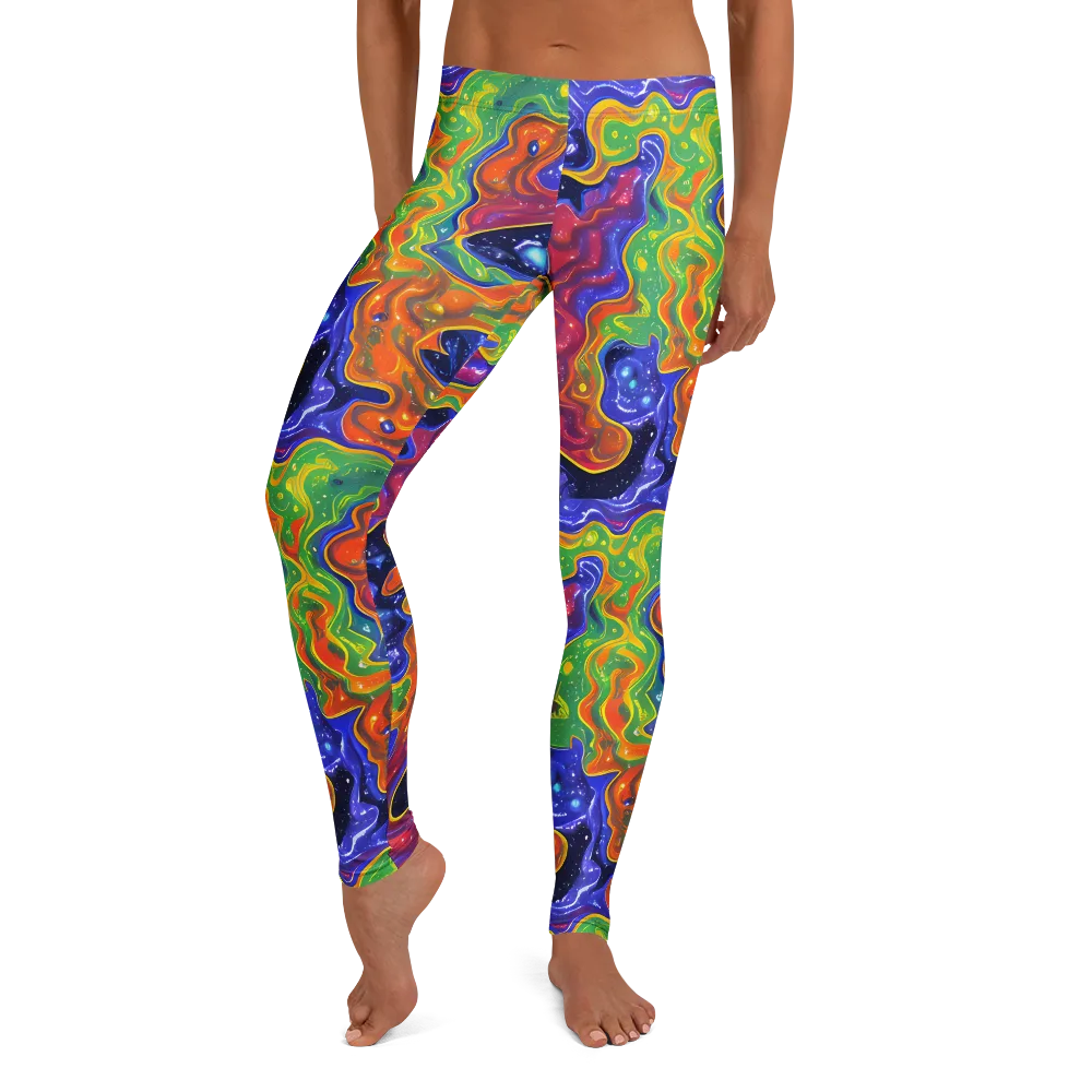Prism Nebula on Leggings — Front
