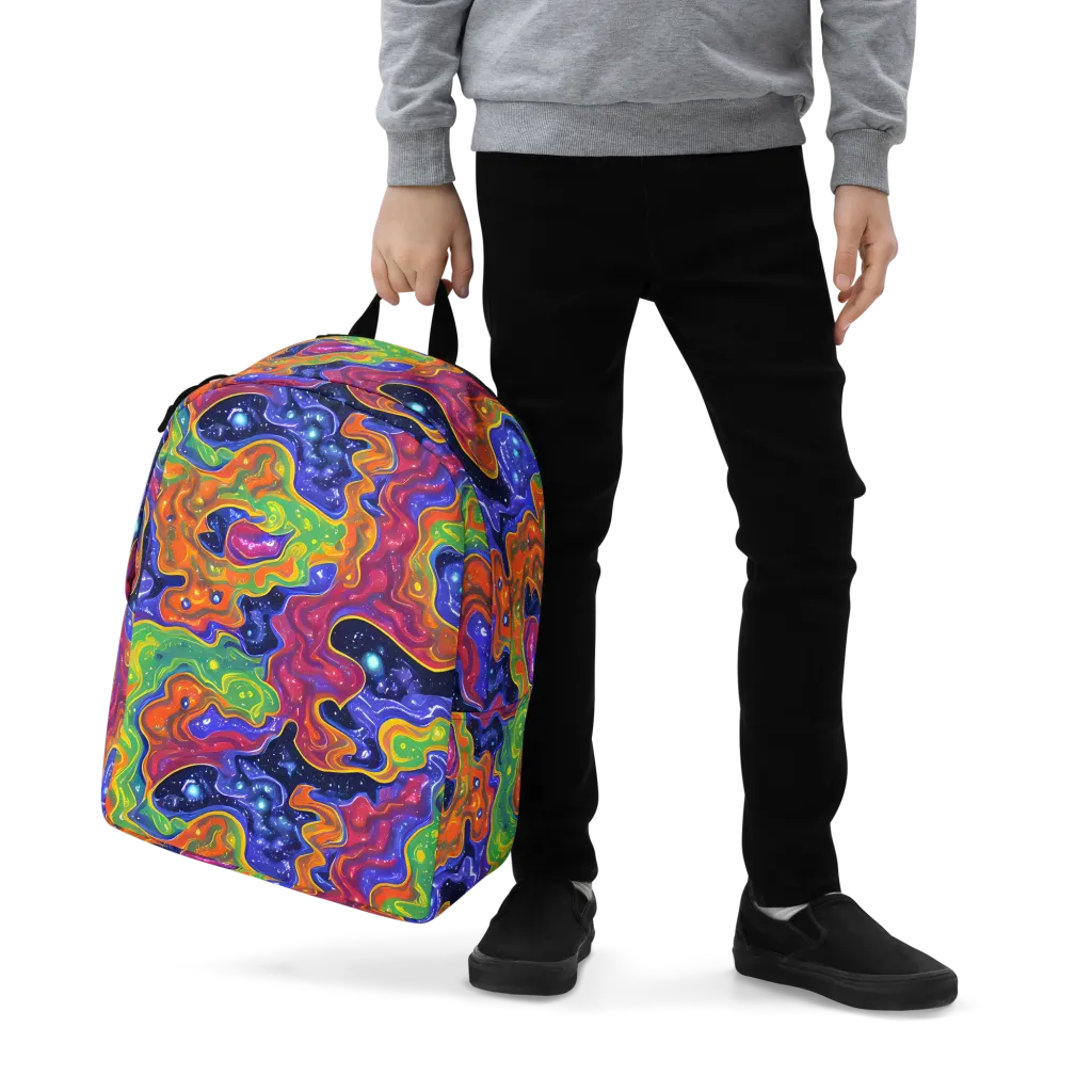 Prism Nebula on Minimalist Backpack — Zoomed-in