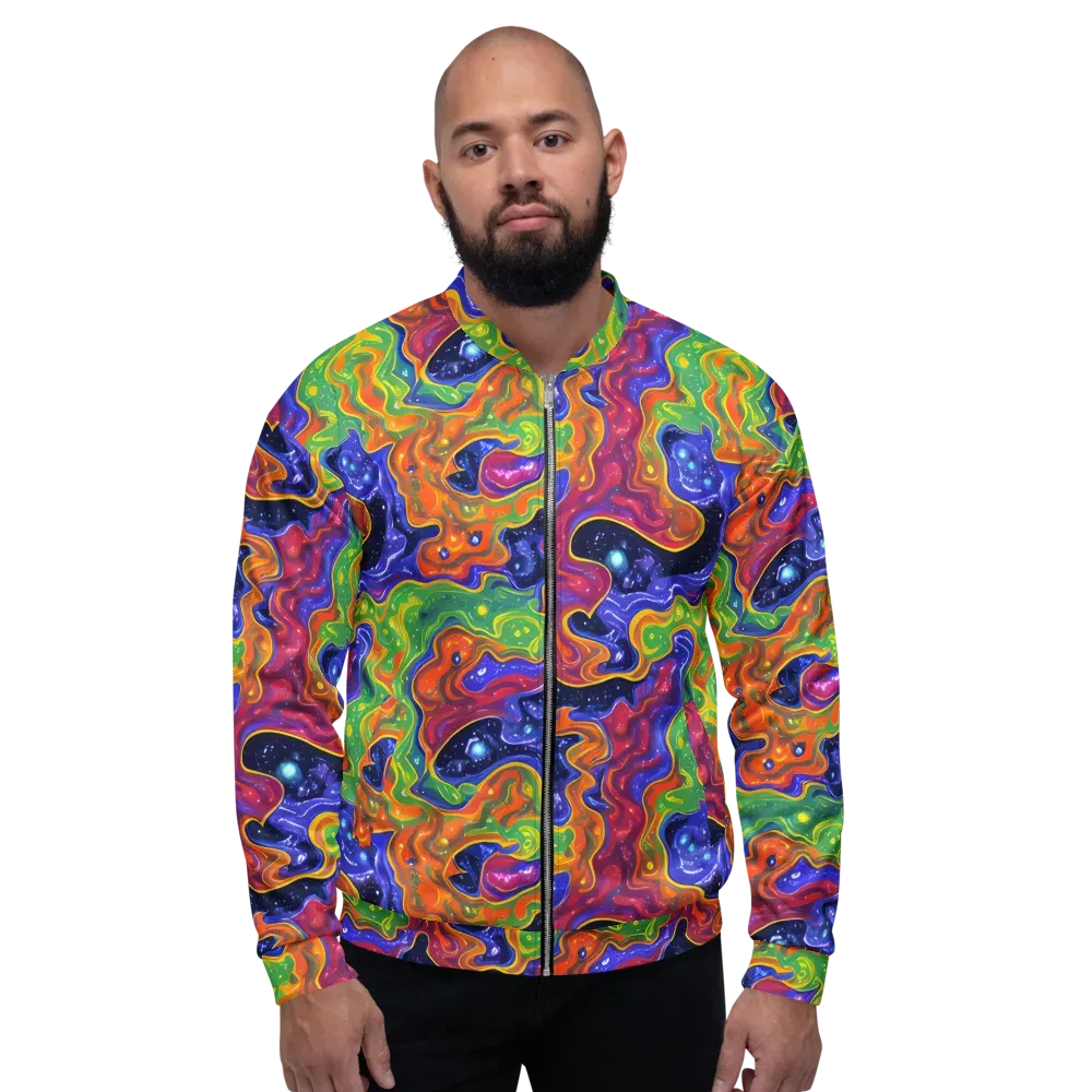 Prism Nebula on Bomber Jacket — Front