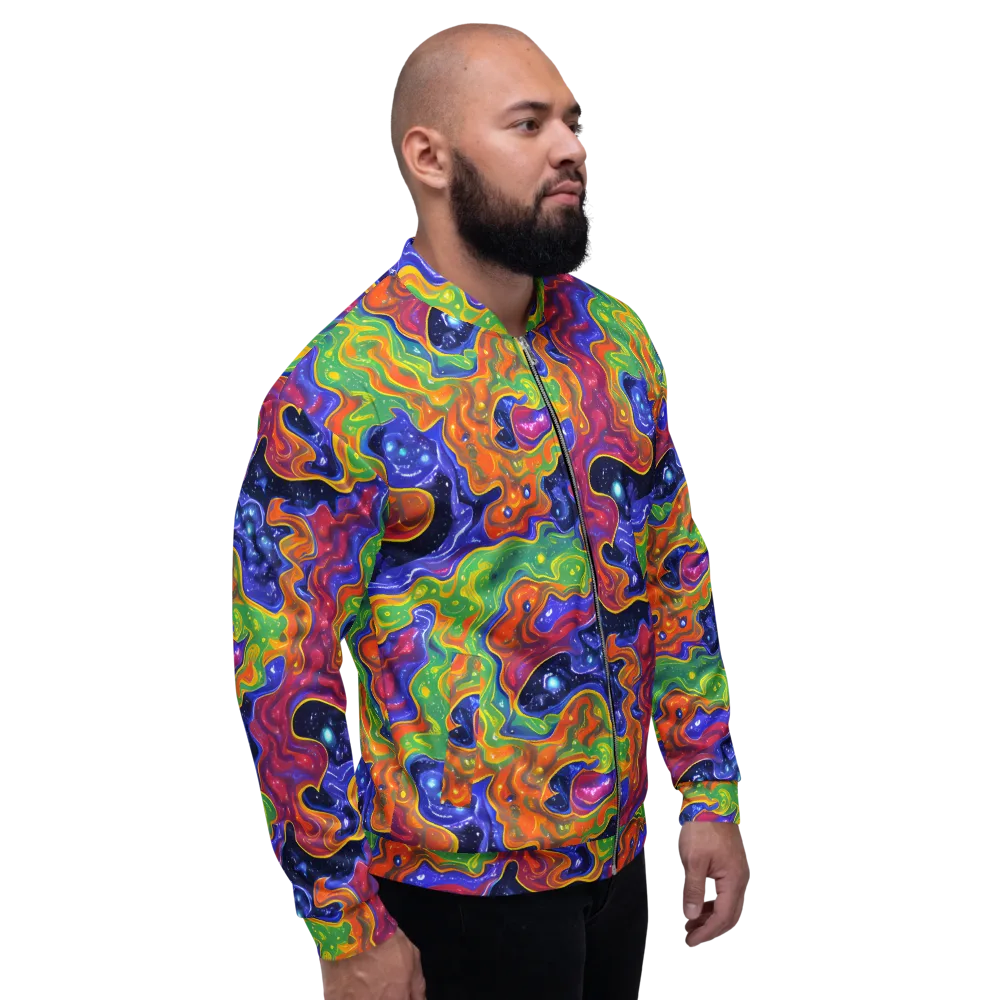 Prism Nebula on Bomber Jacket — Right