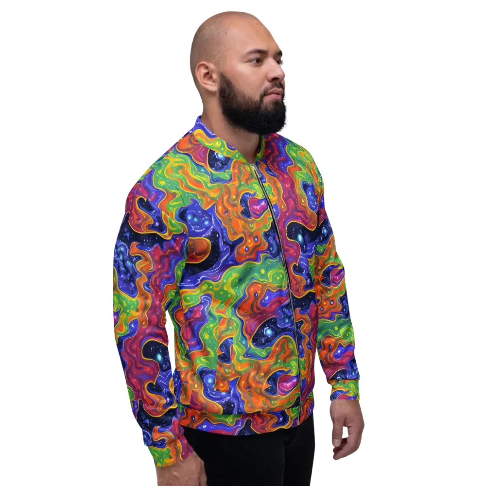 Prism Nebula on Bomber Jacket — Right