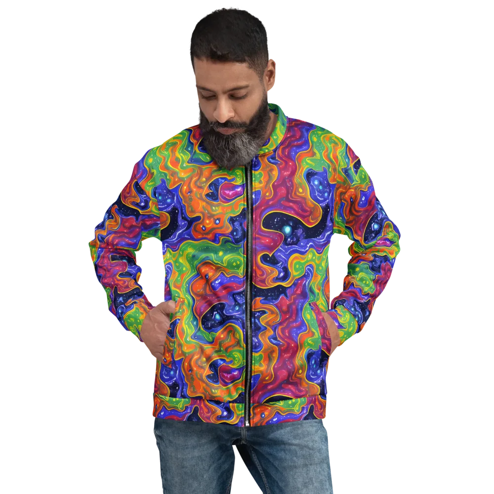 Prism Nebula on Bomber Jacket — Front