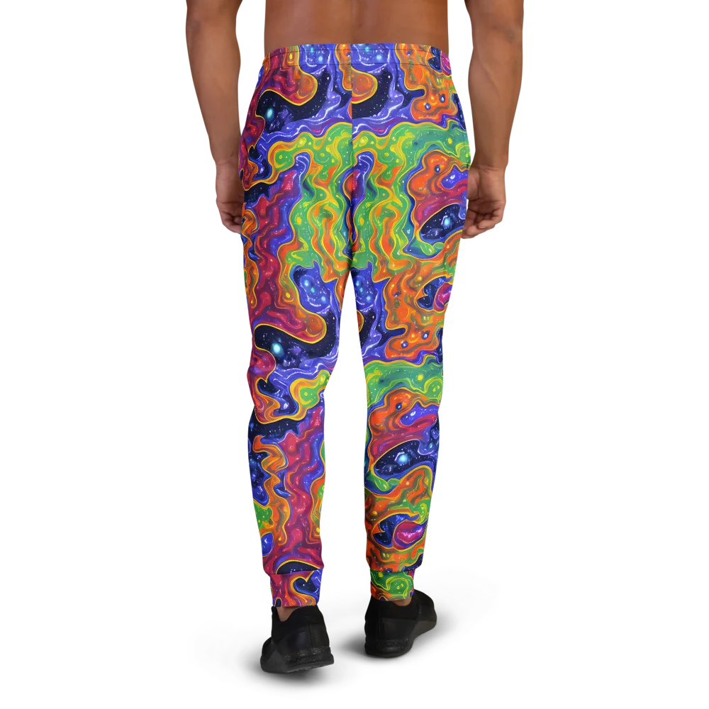 Prism Nebula on Men's Joggers — Back