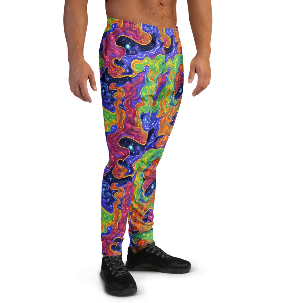 Prism Nebula on Men's Joggers — Right