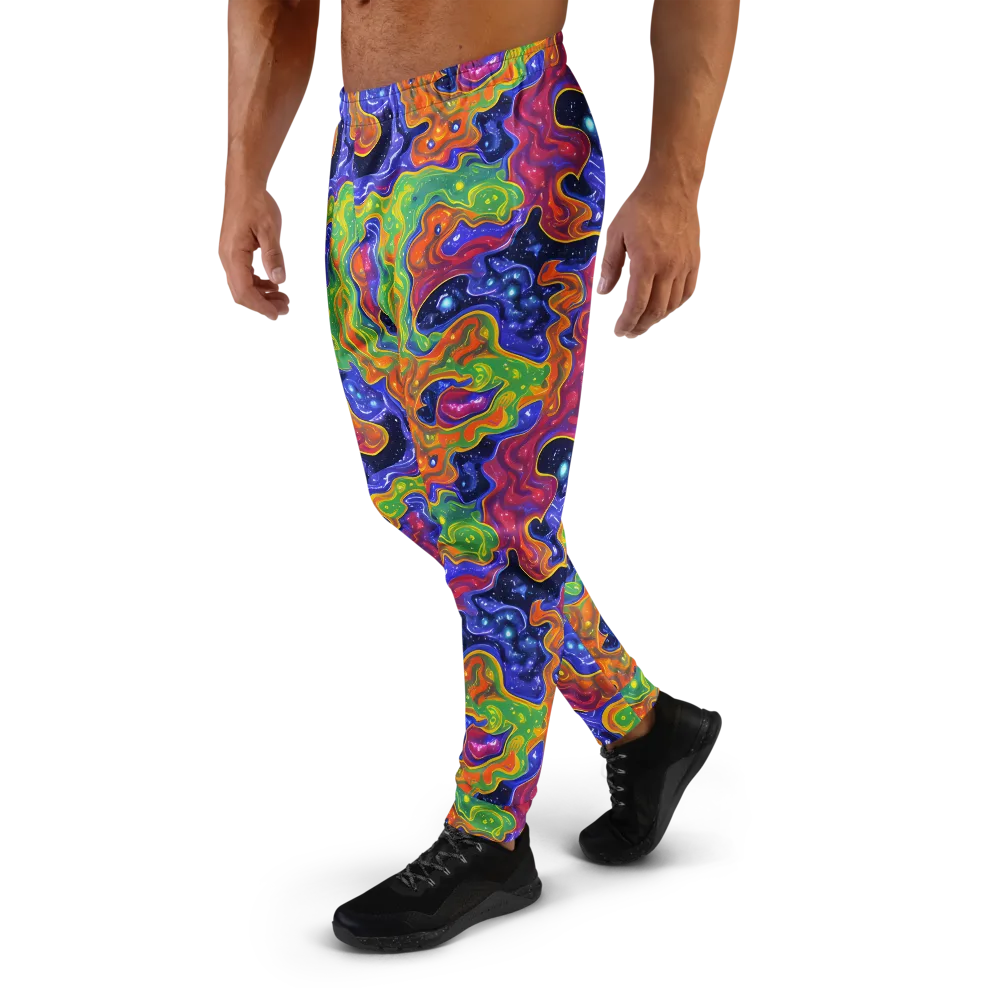 Prism Nebula on Men's Joggers — Left