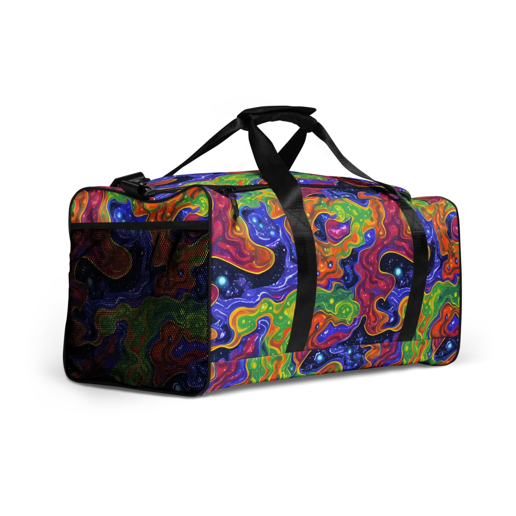 Prism Nebula on Duffle Bag — Right Front