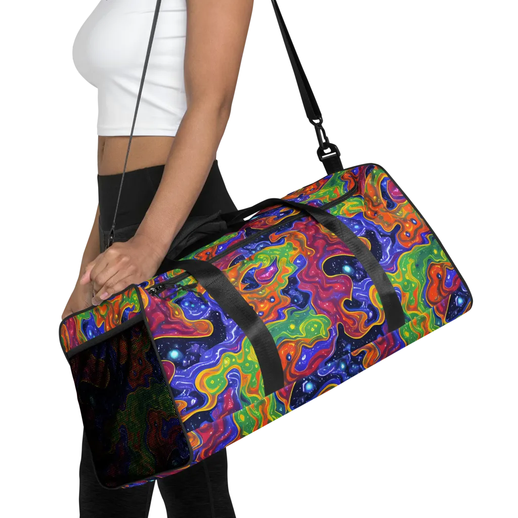 Prism Nebula on Duffle Bag — Front