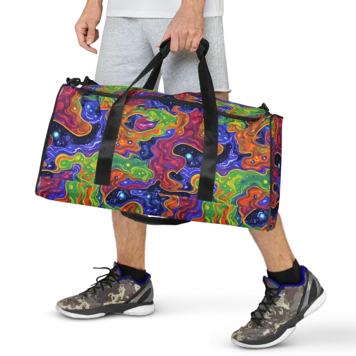 Prism Nebula on a Duffle Bag