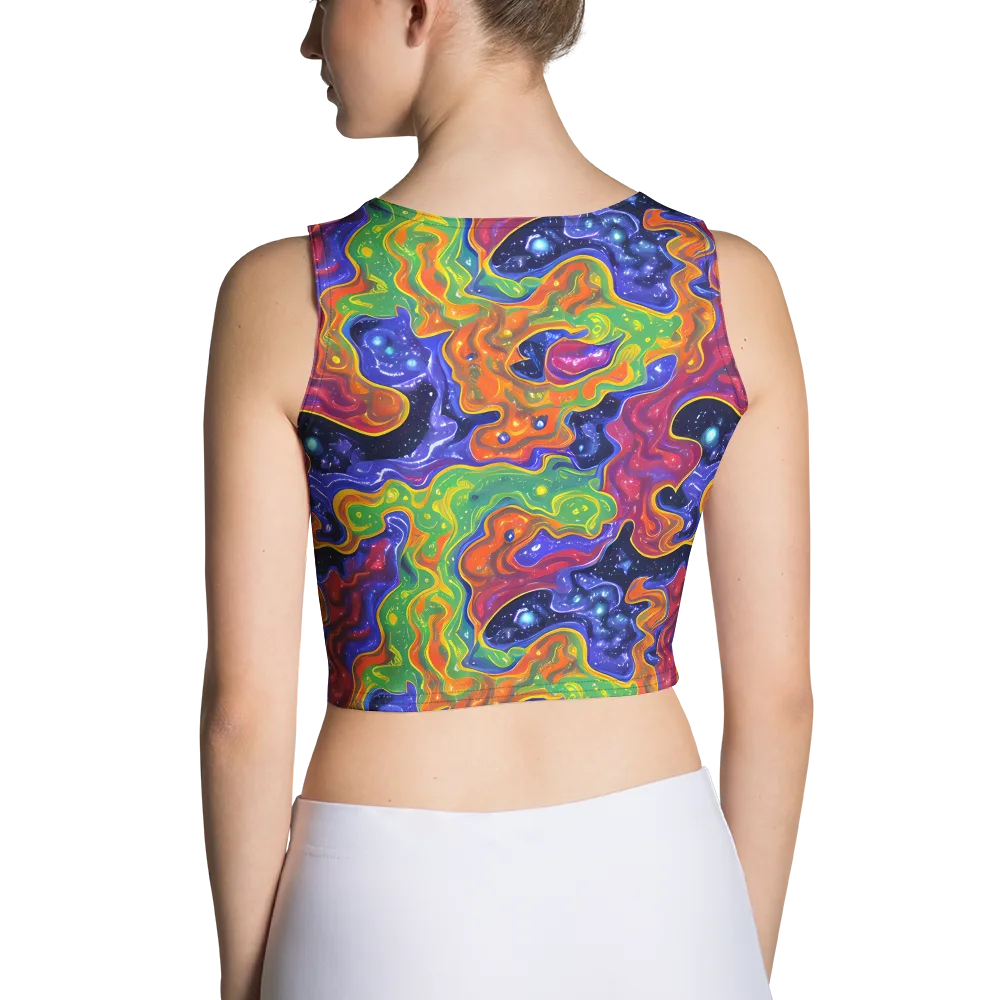 Prism Nebula on Crop Top — Back