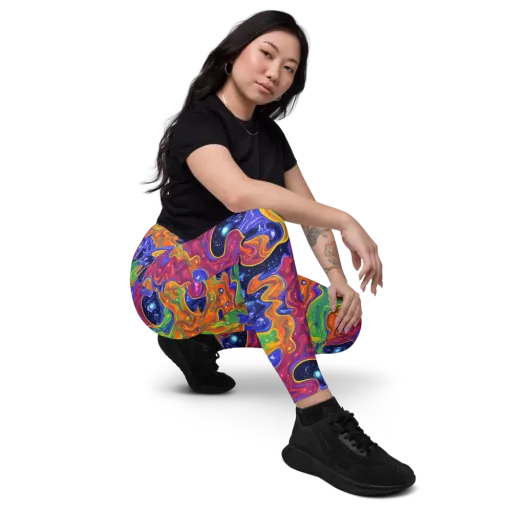 Prism Nebula on a Leggings with Pockets