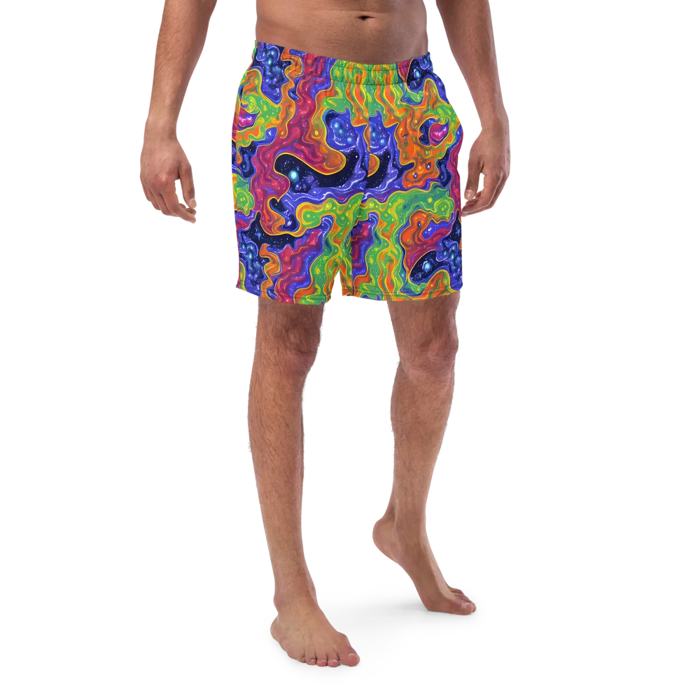 Prism Nebula on Swim Trunks — Front