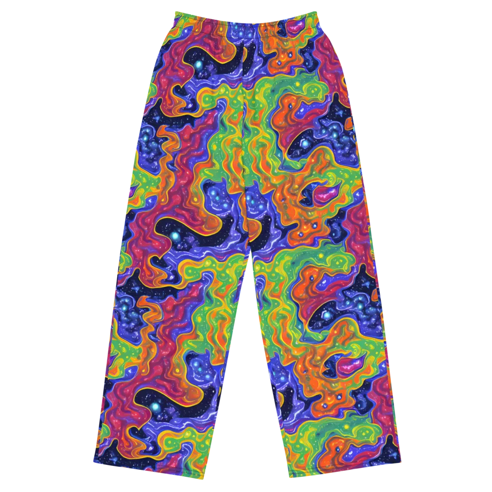 Prism Nebula on Wide-Leg Pants — Front
