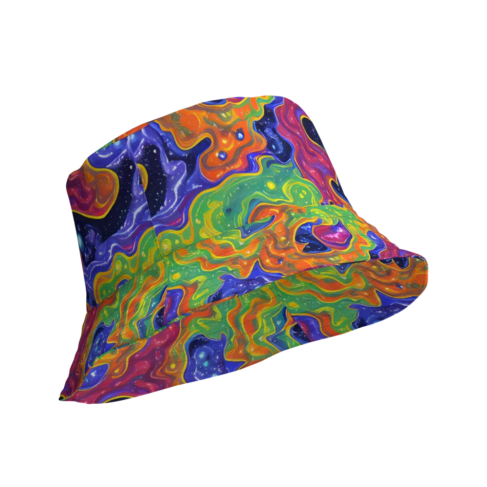 Prism Nebula on Reversible Bucket Hat — Product details Outside