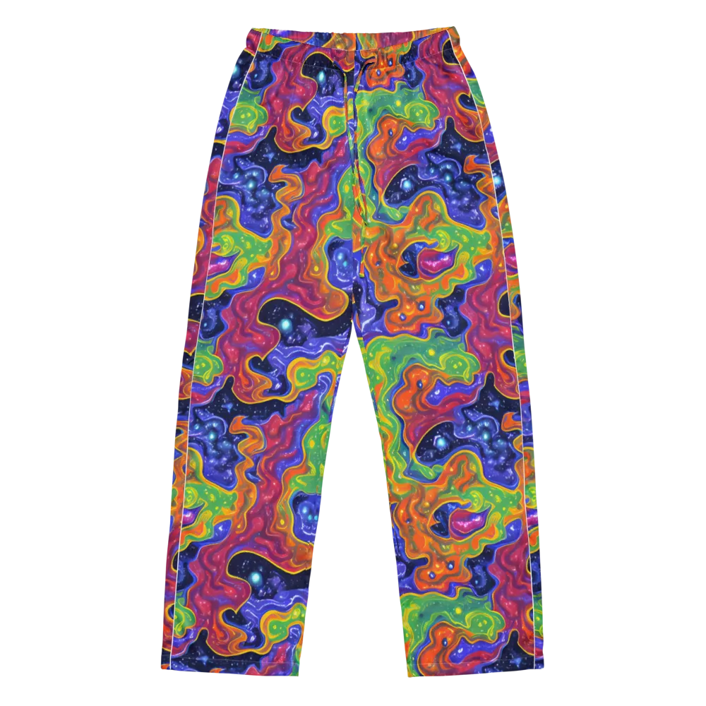 Prism Nebula on Women's Pajama Pants — Front